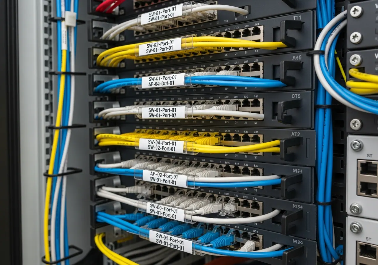 Patch panel strukturirano kabliranje
