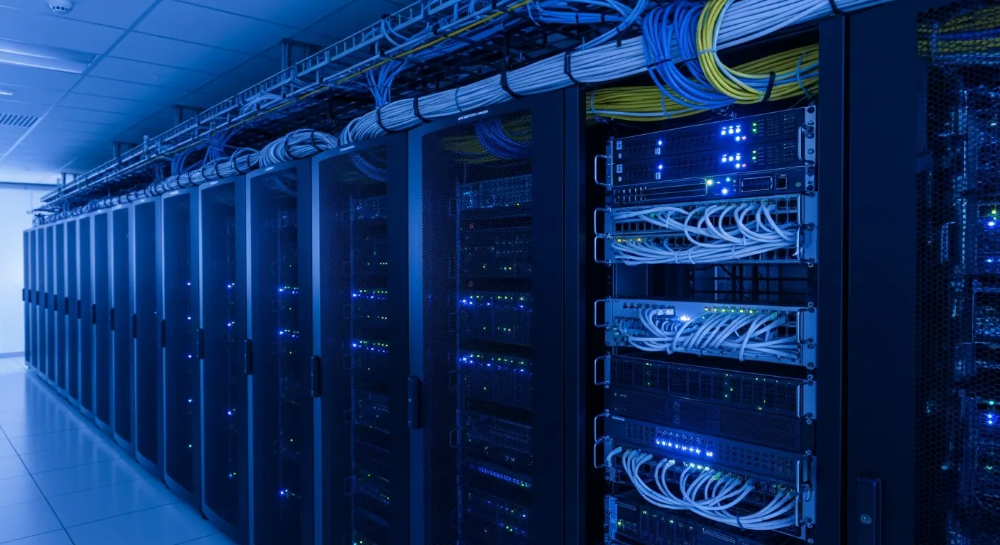Modern server room