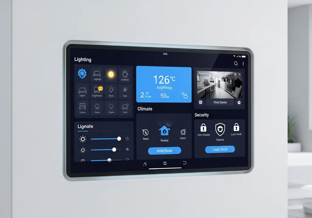 Tablet upravljanje smart home sistemom