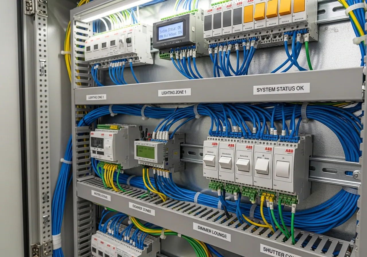 KNX smart home instalacija orman